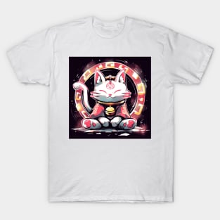 Coin Lucky Fairy Cat T-Shirt